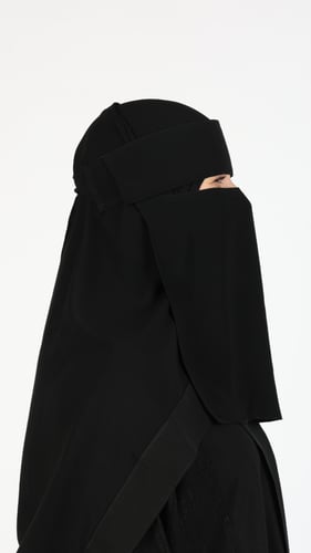 نقاب اسلامي 12 انش