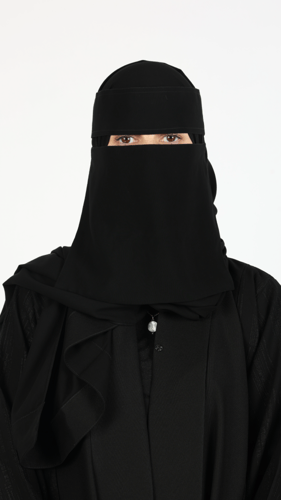 نقاب مايل مبطن ستان