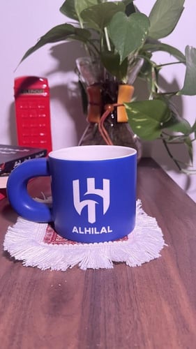كوب قهوة ازرق (270ملم)