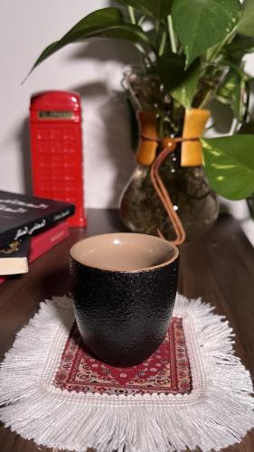 كوب قهوة اسود مطفي (110ملم)