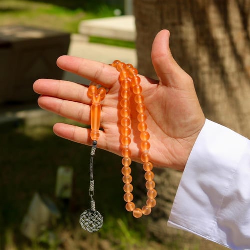 سبحة إمبرلايت نور البدر – بطربزونة فضة عيار 1000(ت...