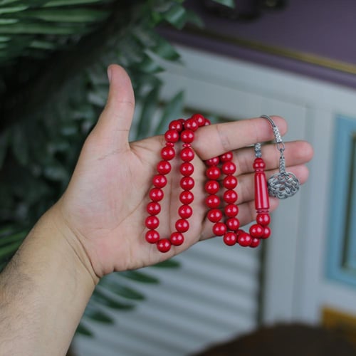 سبحة أمبرلايت ترك بلون العنّاب الملكي – بطربزونة ف...