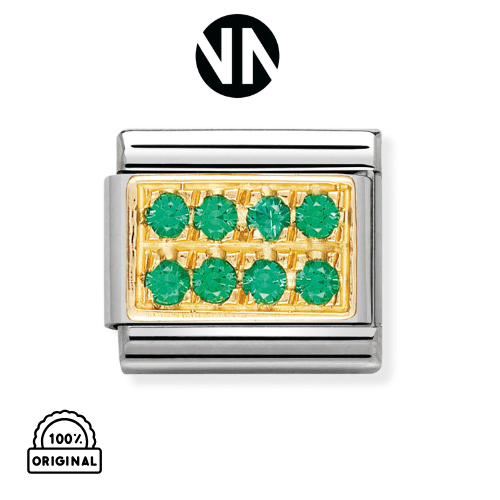 شكل تركيب كلاسيك ذهبي ZIRCONIA GREEN"