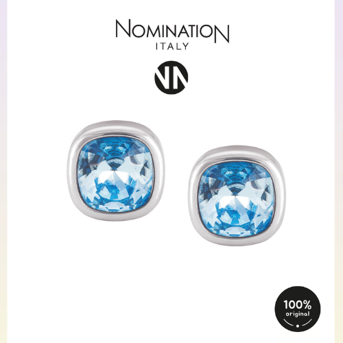 حلق فاشن فضي CHIC LIGHT BLUE