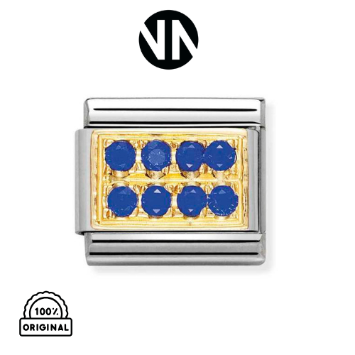 شكل تركيب كلاسيك ذهبي ZIRCONIA BLUE"