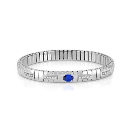 أسواره اكستنشن silver and Cubic Zirconia Oval EMER...