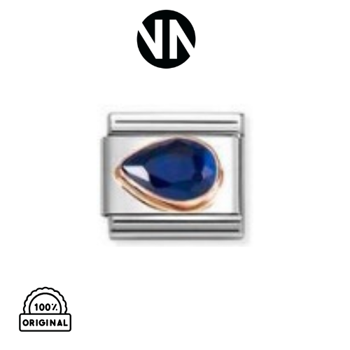 شكل تركيب روز قولدحجر زيركون BLUE LEFT