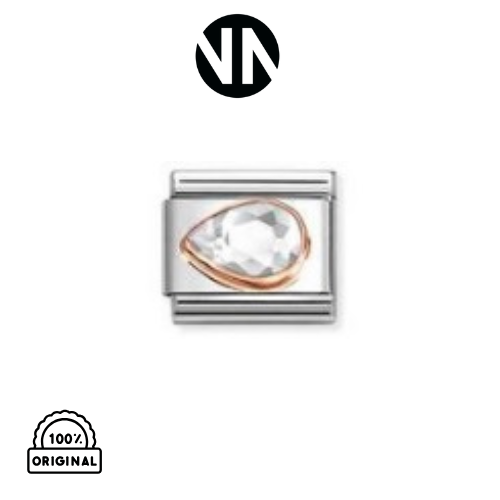 شكل تركيب روز قولدحجر زيركون White LEFT