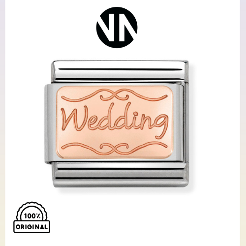 شكل تركيب كلاسك روز قولد زيركون WEDDING PLATE"