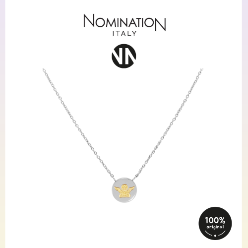 سلسال نومينيشن شكل ANGEL لون ذهبي