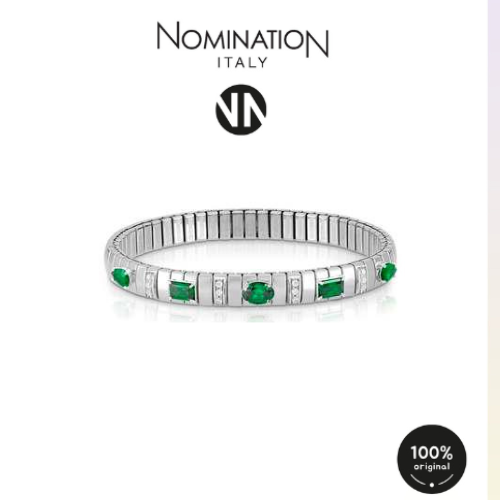 أسواره اكستنشن silver and Cubic Zirconia Mixed EME...