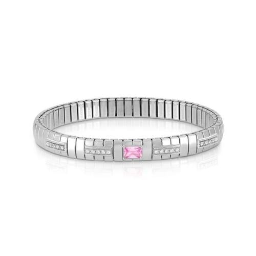 أسواره اكستنشن silver and Cubic Zirconia Baguette