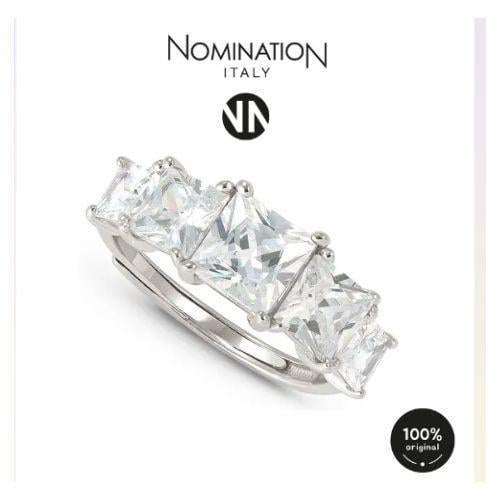 خاتم فضي زريكون ابيض