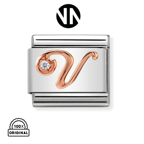 شكل تركيب كلاسيك روز قولد حرف V