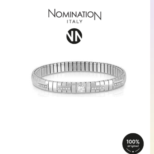 أسواره اكستنشن silver and Cubic Zirconia Round Whi...