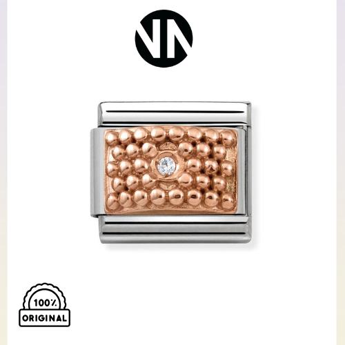 شكل تركيب كلاسك روز قولد زيركون CZ PEBBLES