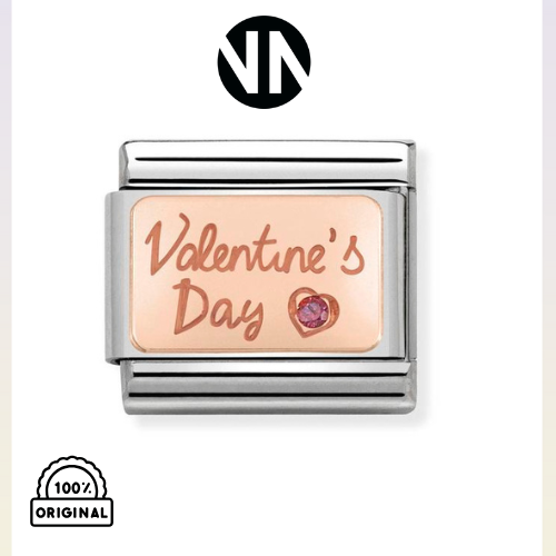 شكل تركيب كلاسك روز قولد زيركون VALENTINE'S DAY"