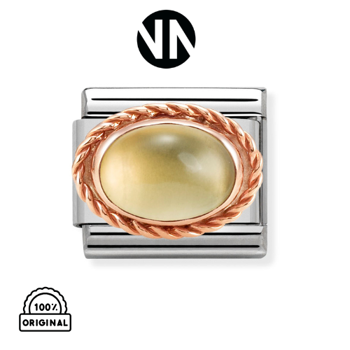 شكل تركيب كلاسيك حجربيضاوي روزقولد RICH SETTIN