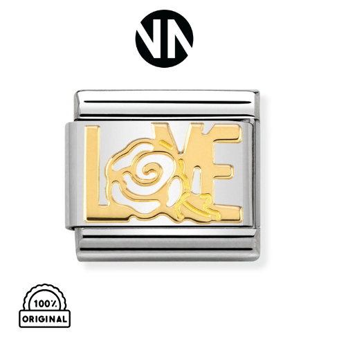 شكل تركيب كلاسيك ذهبي لقطة مع وردة"