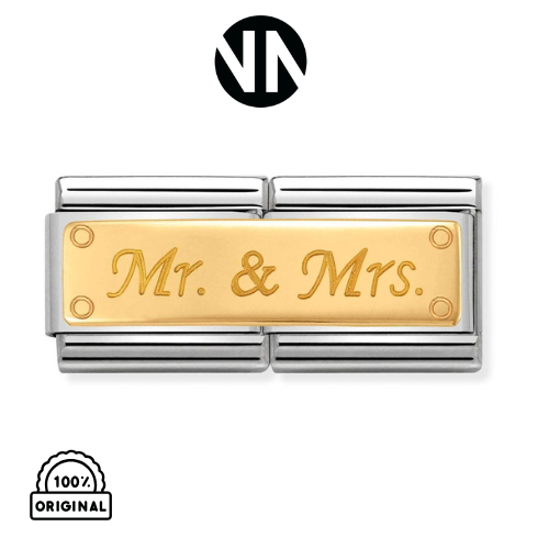 شكل تركيب كلاسيك ذهبي MR AND MRS"