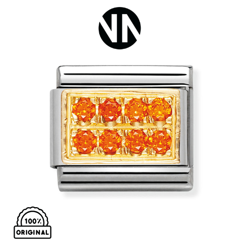 شكل تركيب كلاسيك ذهبي ZIRCONIA ORANGE"