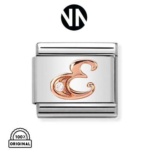 شكل تركيب كلاسيك روز قولد حرف E