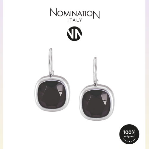 حلق نومينيشن نازل حجر لون أسود