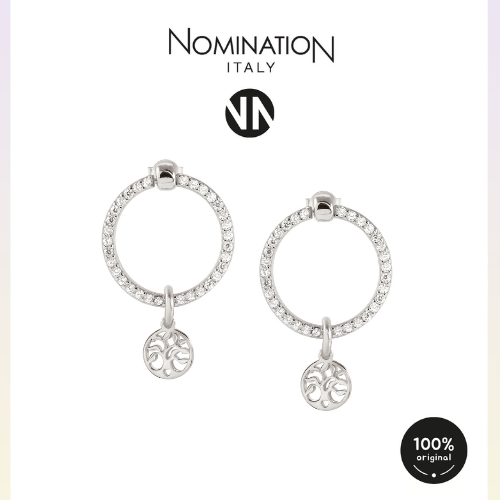 حلق فاشن فضي CHIC & CHARM