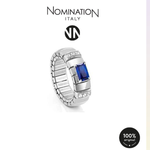 خاتم اكستنشن silver and Cubic Zirconia Baguette BL...