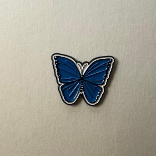 ملصقات معدنية فراشة