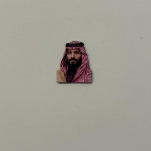ملصقات معدنية محمد بن سلمان
