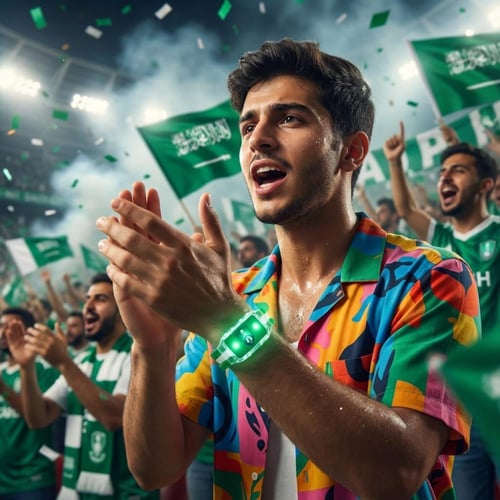 أسوارة سيليكون رياضية مضيئة نادي الاهلي