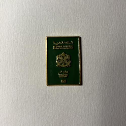 ملصقات معدنية الجواز المغربي