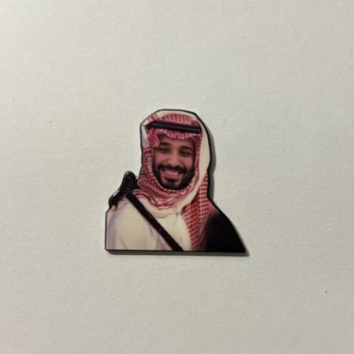 Metal stickers Prince Mohammed bin Salman