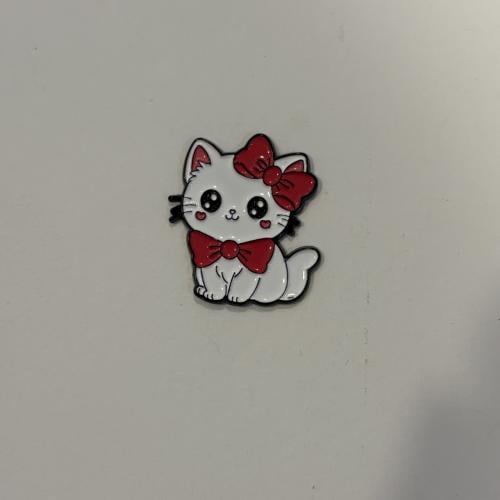 ملصقات معدنية قطة