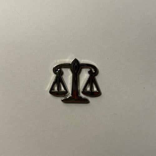 Metallic stickers lawyer