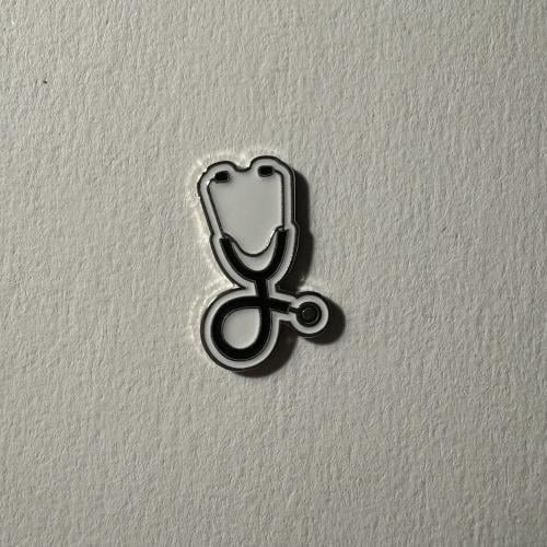 ملصقات معدنية سماعة طبيب