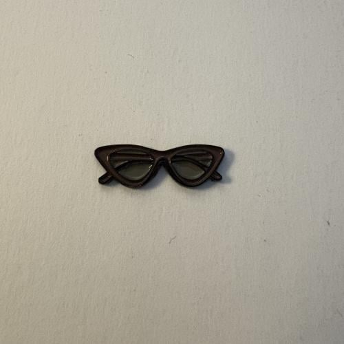 ملصقات معدنية نظارة