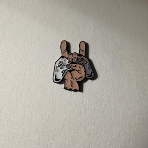 ملصقات معدنية يد بلايستيشن