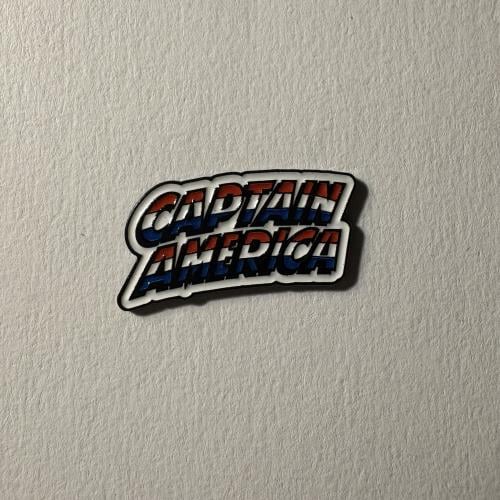 ملصقات معدنية كابتن امريكا