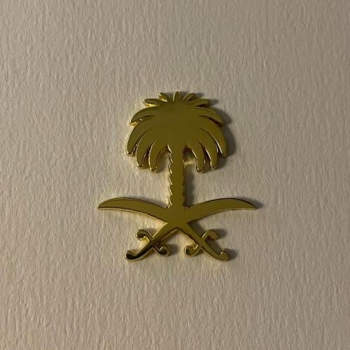 ملصقات معدنية سيفين و نخلة