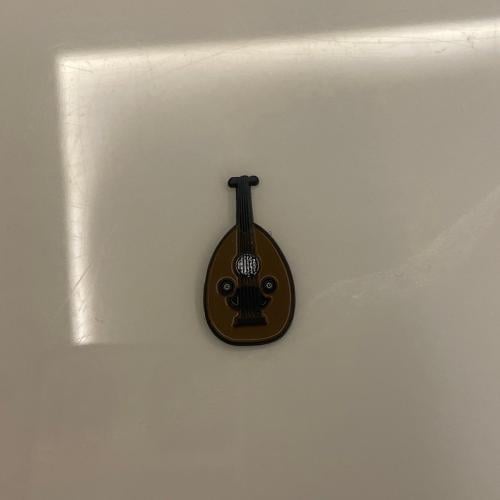 ملصقات معدنية عود بني