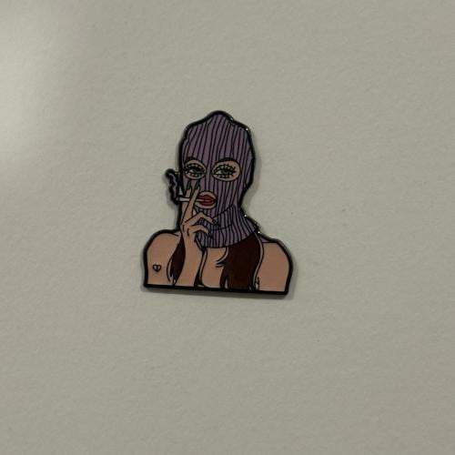 ملصقات معدنية قناع بتت