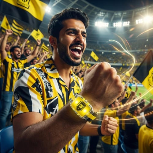 أسوارة سيليكون رياضية مضيئة نادي الاتحاد