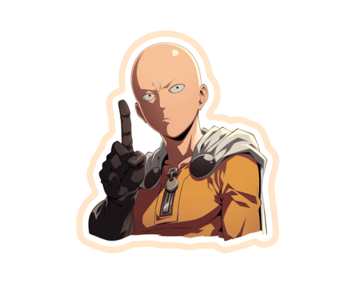 ستيكر انمي ون بنش