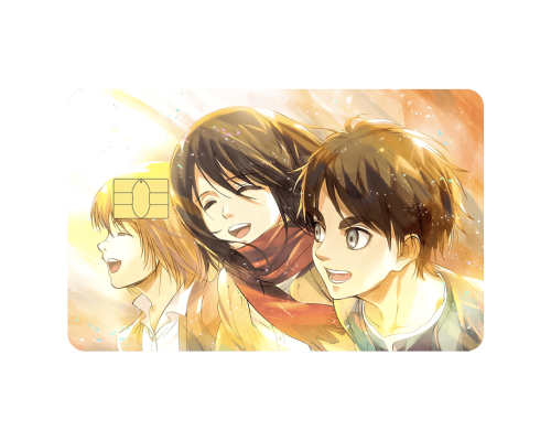 ستيكر بطاقة صراف - هجوم العمالقة