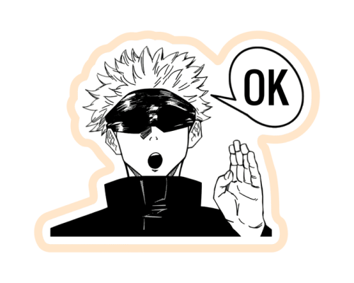 ستيكر انمي جوجوتسو كايسن