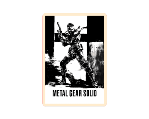 ستيكر لعبة MGS