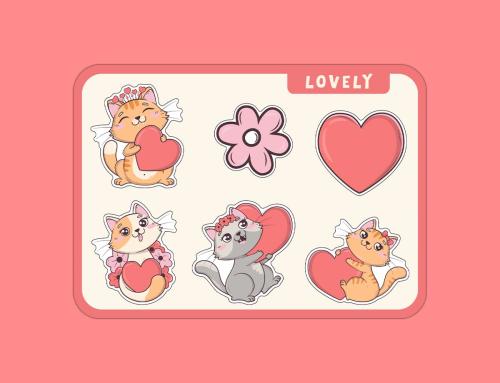 ستيكرات Lovely