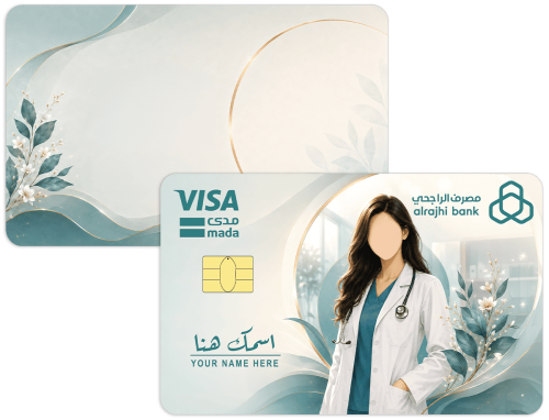 ستيكر بطاقة صراف - تخصص طب